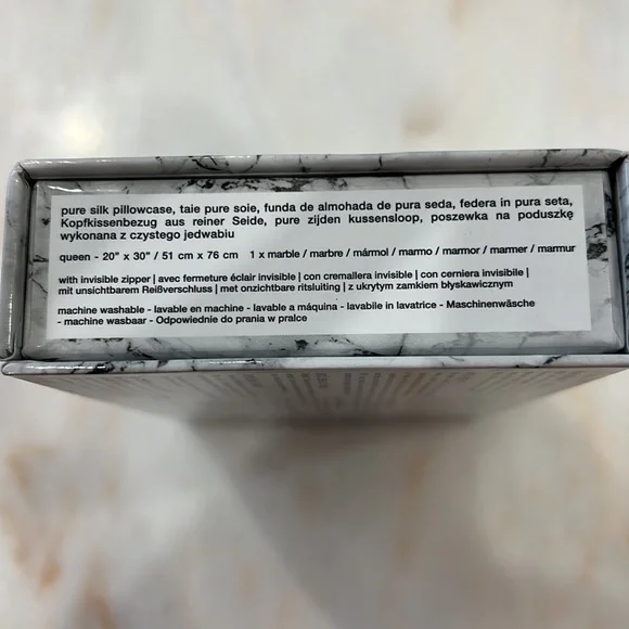 Slip Marble Queen Zippered Pillowcase - Picture 6 of 7